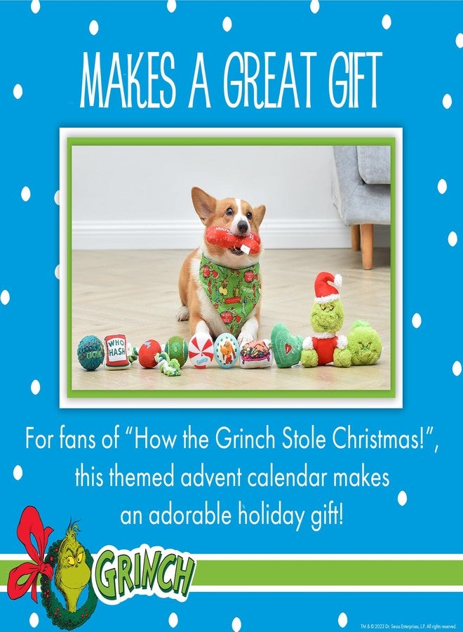 Dr. Seuss for Pets How the Grinch Stole Christmas Dog Advent Calendar with 12 Surprise Toys and Accessories, Dog Stocking Stuffers, Dog Christmas Gifts, Christmas Gifts for Dogs - Image 4